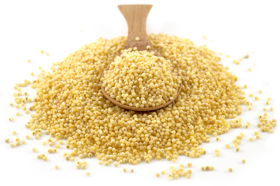 Millet is a traditional grain that can be used like rice.