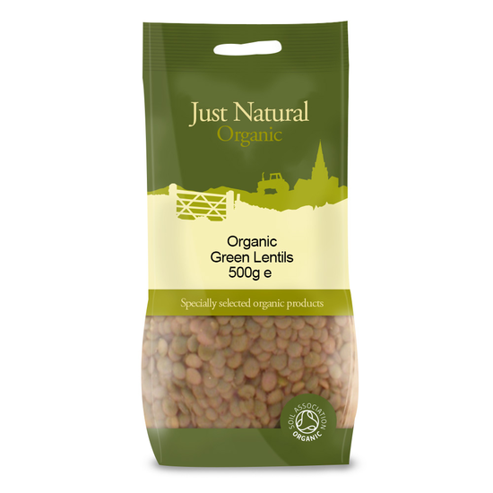 Green Lentils 500g, Organic (Just Natural Organic)