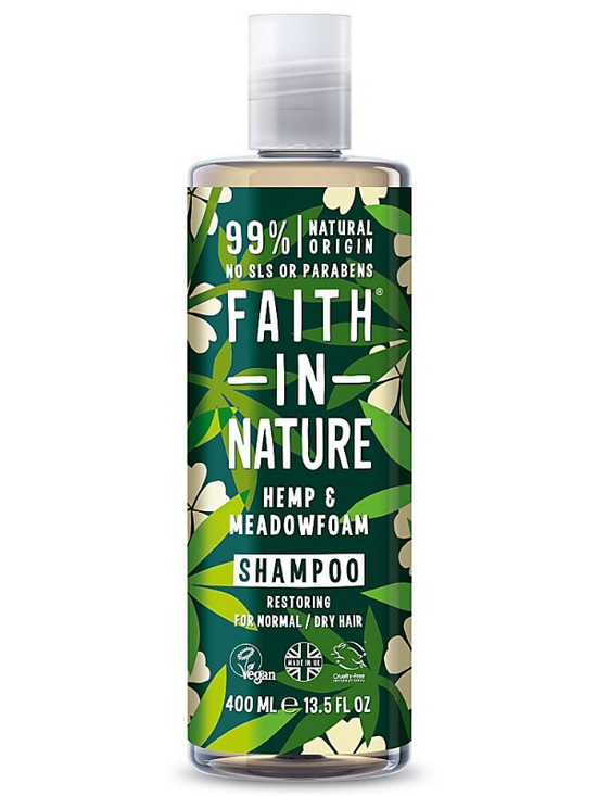 Hemp & Meadowfoam Shampoo 400ml (Faith in Nature)