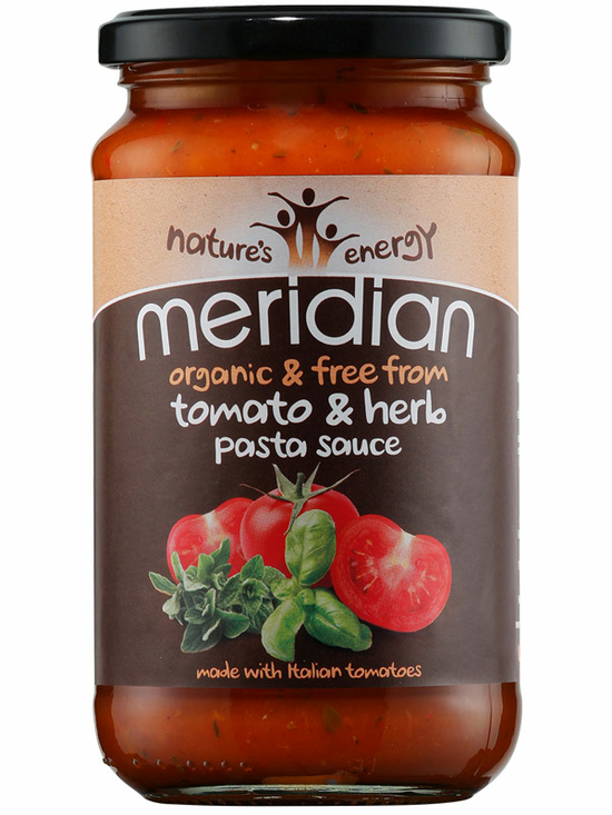 Tomato & Herb Pasta Sauce, Organic 440g (Meridian)