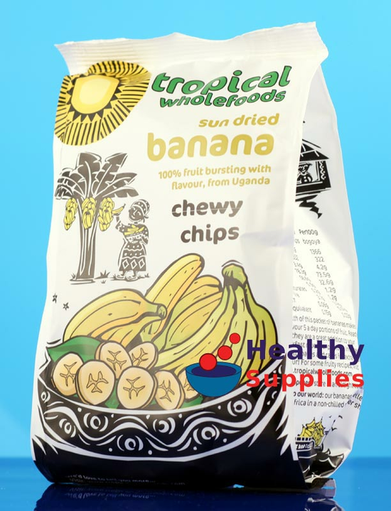 Dried Banana Chewy Chips 150g (Tropical Wholefoods)