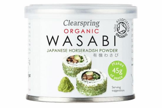 Organic Wasabi Powder, 25g Tin (Clearspring)
