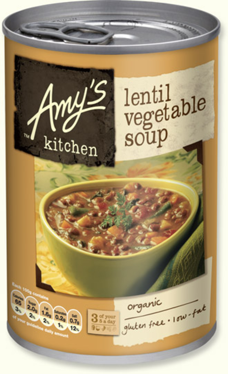 Lentil Vegetable Soup 400g (Amy's Kitchen)