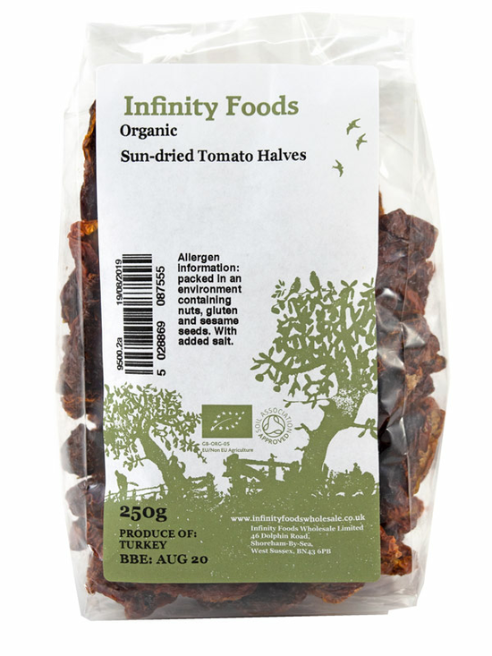 These sun-dried tomatoes are flavoursome<br>and excellent value.