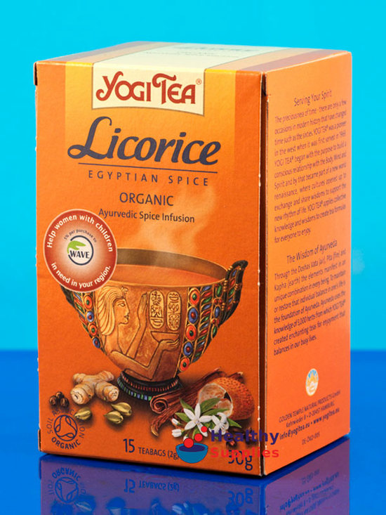 Yogi Tea Licorice Egyptian Spice x15 Bags Healthy Supplies