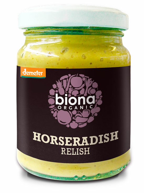 Organic Horseradish Relish 125g (Biona)