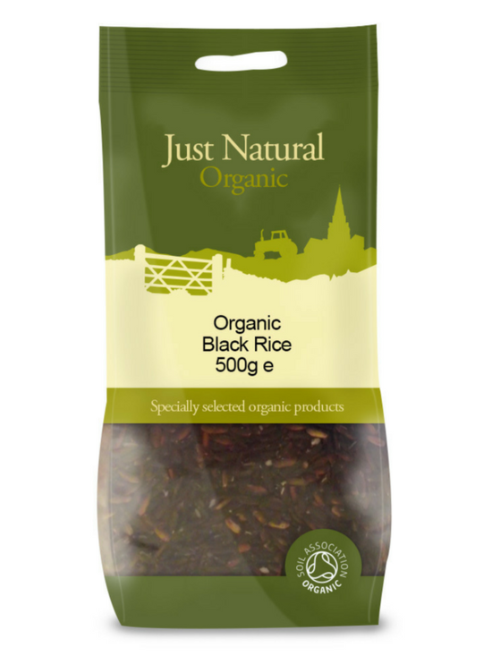 Organic Black Rice 500g, Organic (Just Natural Organic)