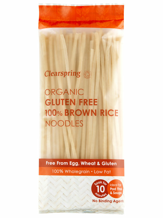 Brown Rice Noodles, Organic 200g (Clearspring)