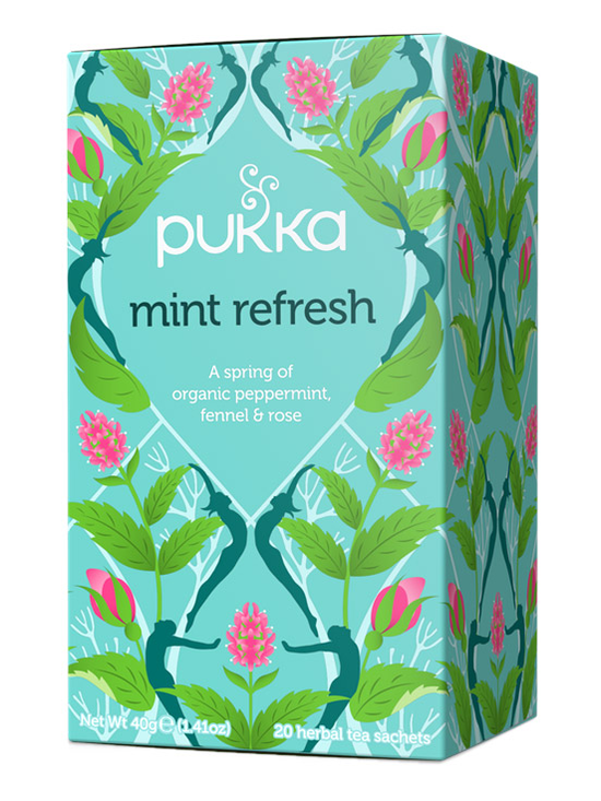 Mint Refresh Tea, Organic 20 x Sachets (Pukka)