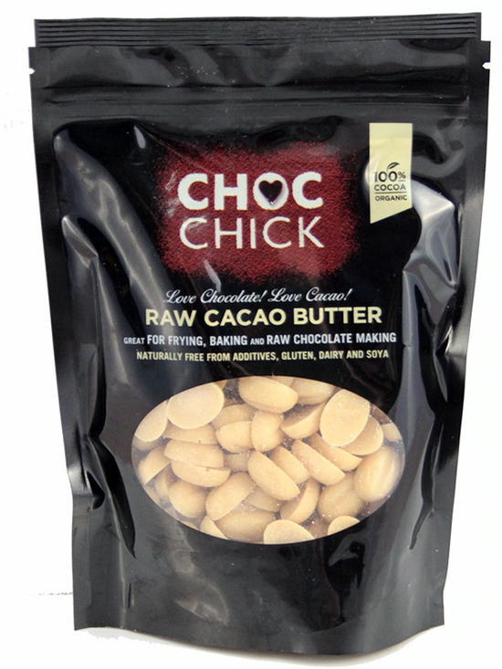 Raw cacao butter - sweet and creamy.