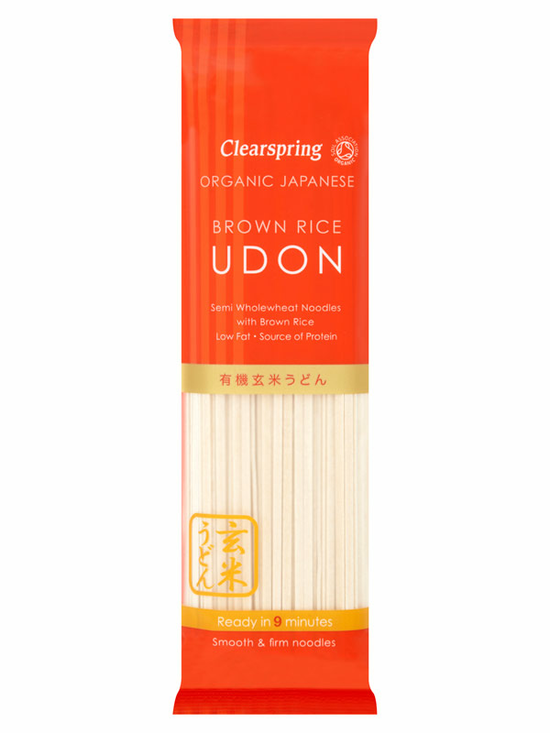 Brown Rice Udon 200g, Organic (Clearspring)