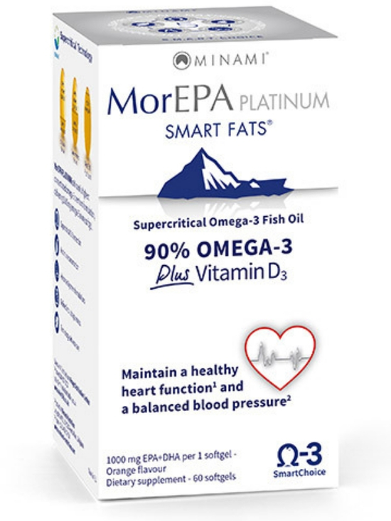 MorEPA Platinum, 60 Capsules (Minami Nutrition)