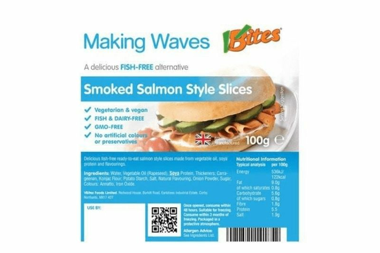 Smoked Salmon Style Slice 100g (VBites)