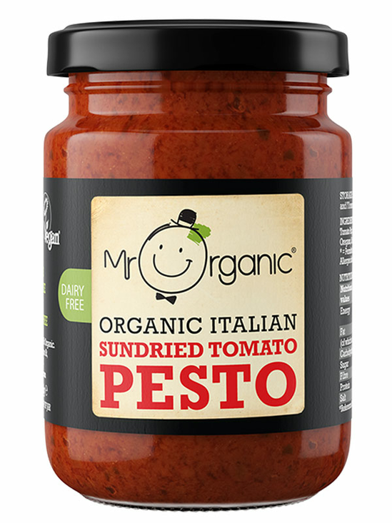 Vegan Sun-Dried Tomato Pesto, Organic 130g (Mr Organic)