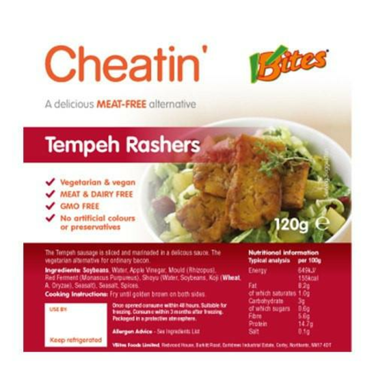 Vegetarian Tempeh Rashers Regular 120g (VBites)