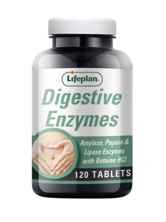 Digestive Enzymes 120 Tablets (Lifeplan)