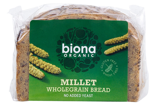 Wholegrain Organic Millet Bread 250g (Biona)