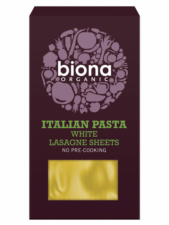 White Lasagne Sheets, Organic 250g (Biona)