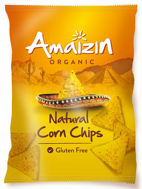 Natural Corn Chips, Gluten-Free 150g (Amaizin)