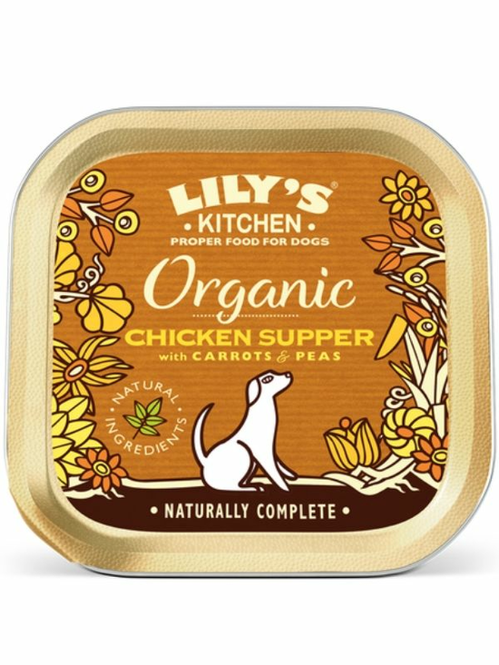 Chicken Supper for Dogs, Organic 150g (Lilys Kitchen)