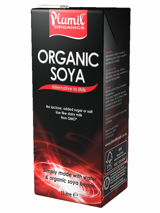 Soya Drink, Organic 1 Litre (Plamil)