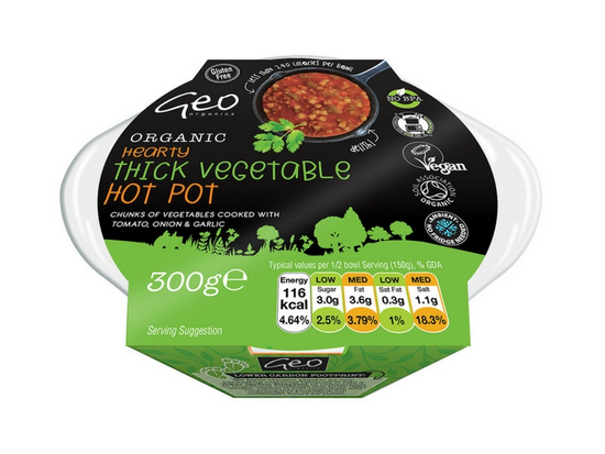 Thick Vegetable Hot Pot, Organic 300g (Geo Organics)