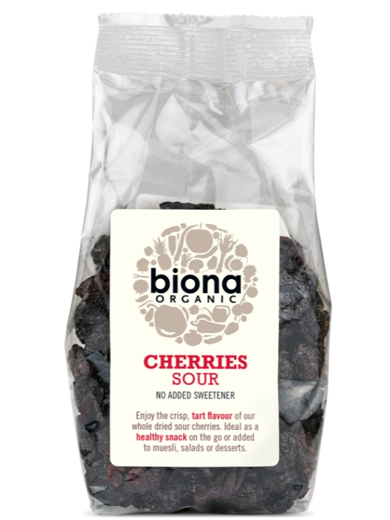 Dried Sour Cherries 100g Packet (Biona)