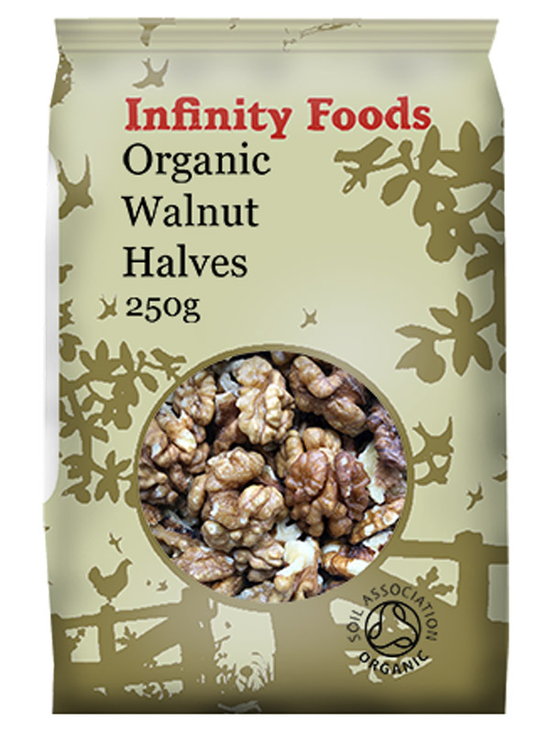 Organic Walnut Halves 250g (Infinity Foods)