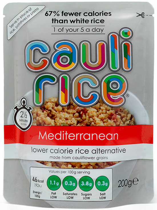 Mediterranean Cauliflower Rice, 200g (Caulirice)