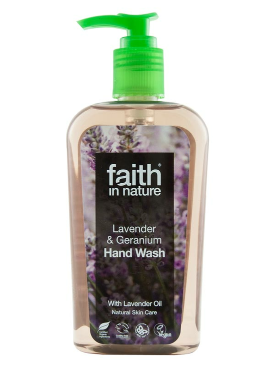 Lavender & Geranium Hand Wash 300ml (Faith in Nature)