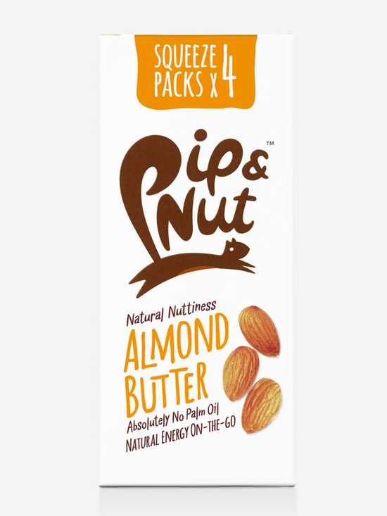 Almond Butter Squeeze Packs 4 x 30g (Pip & Nut)