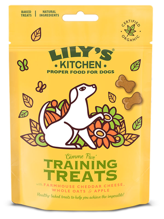 Organic Cheese and Apple Training Treats 80g (Lilys Kitchen)