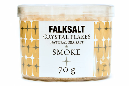 Smoked Crystal Sea Salt Flakes 70g (Falksalt)