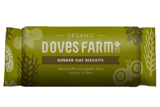 Organic Ginger Oat Biscuits 200g (Doves Farm)