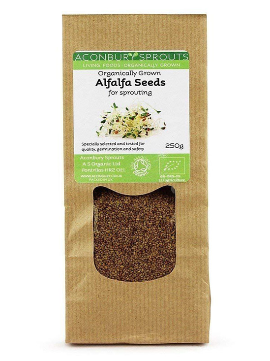 Alfalfa Seeds, Organic 250g (Aconbury Sprouts)