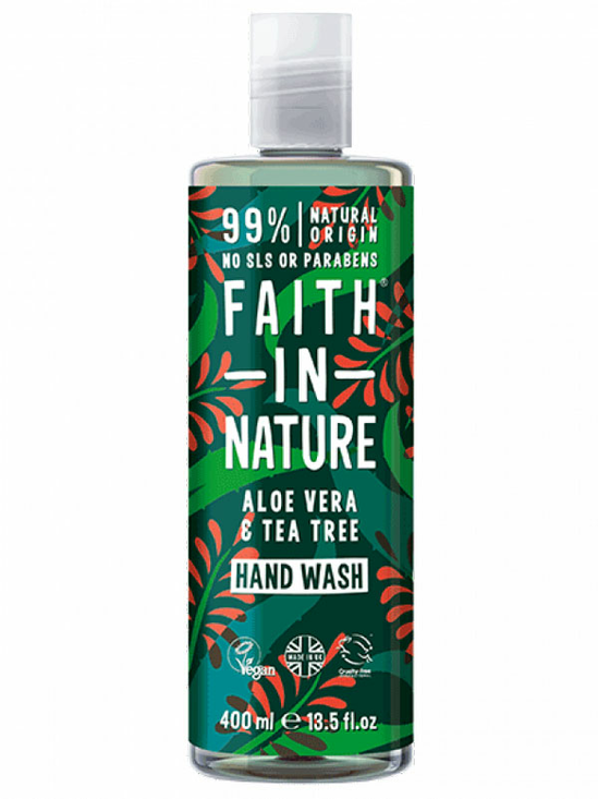 Aloe Vera & Tea Tree Hand Wash 400ml (Faith in Nature)