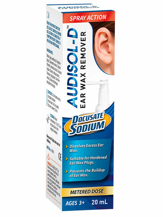 Ear Wax Remover 20ml (Audisol)