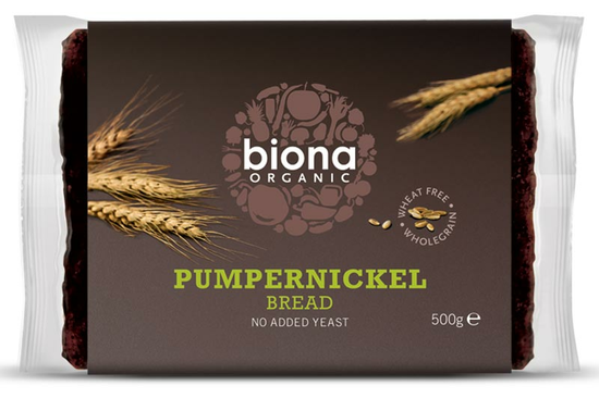 Pumpernickel Bread, Organic 500g (Biona)