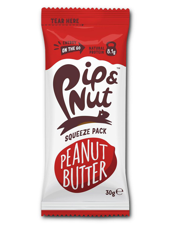 Peanut Butter Squeeze Pack 30g (Pip & Nut)