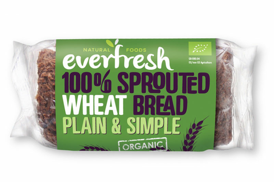 Sprouted Wheat Bread, Organic 400g (Everfresh Natural Foods)