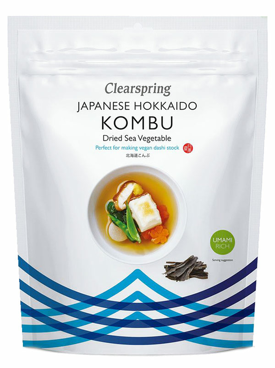 Japanese Hokkaido Kombu - Dried Sea Vegetable 40g (Clearspring)