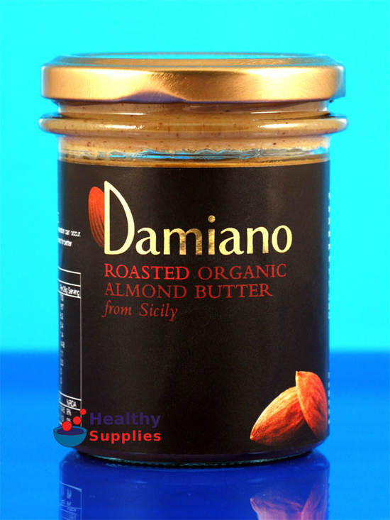 Roasted Almond Butter 180g, Organic (Damiano)