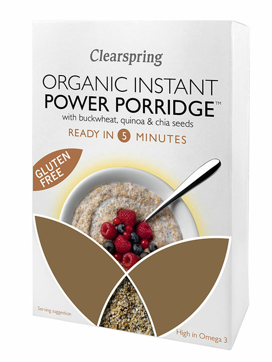 Instant Power Porridge, Gluten-Free, Organic 160g (Clearspring)