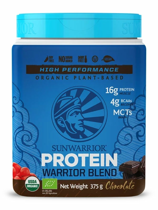 Warrior Blend Protein Powder Chocolate Flavour, Organic 375g