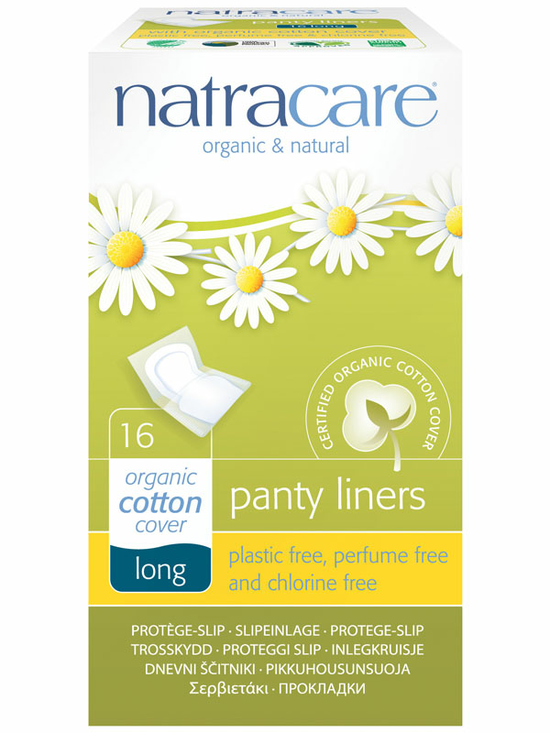 Wrapped Panty Liners, Long x16 (Natracare)