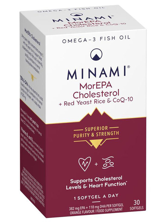 MorEPA Cholesterol, 30 Capsules (Minami Nutrition)