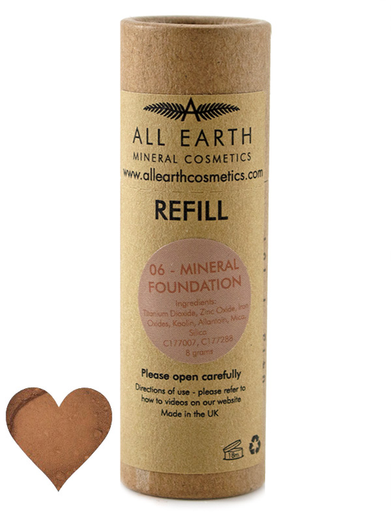 Mineral Foundation shade 06, Refill 8g (All Earth Mineral Cosmetics)