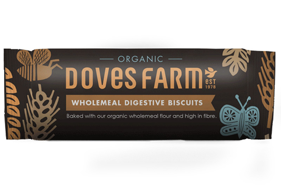 Organic Wholemeal Digestive Biscuits 400g (Doves Farm)