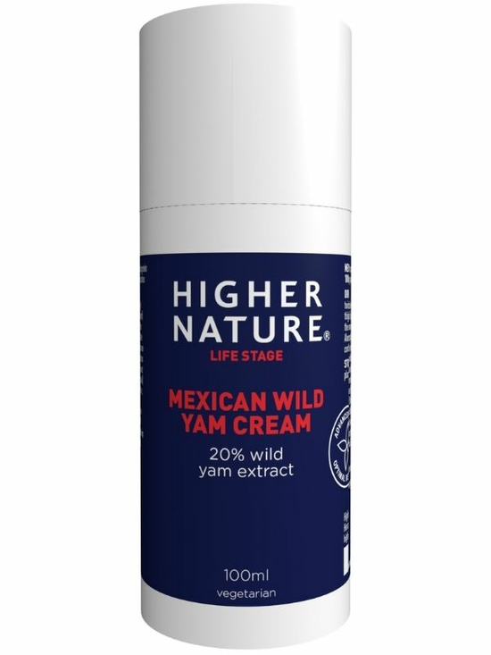 Mexican Wild Yam Cream, 100ml (Higher Nature)