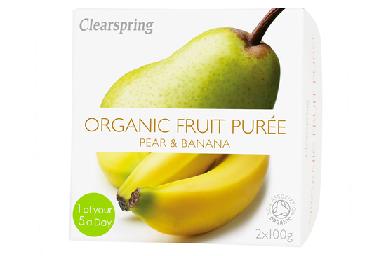 Clearspring Fruit Puree Pear & Banana